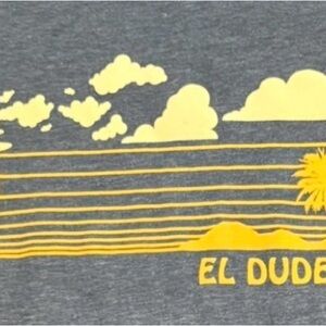 The Big Lebowski El Duderino Graphic Tee Shirt